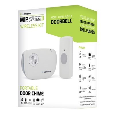 LLOYTRON WIRELESS DOOR CHIME PORTABLE DOOR BELL