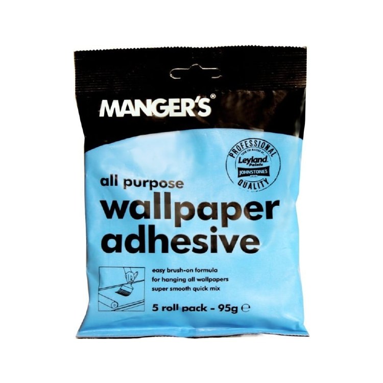 MANGERS ALL PURPOSE WALLPAPER ADHESIVE 5ROLL PACK