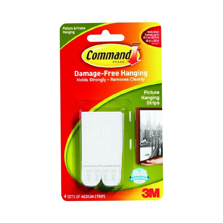 3M COMMAND MEDIUM PICTURE HANGING STRIPS