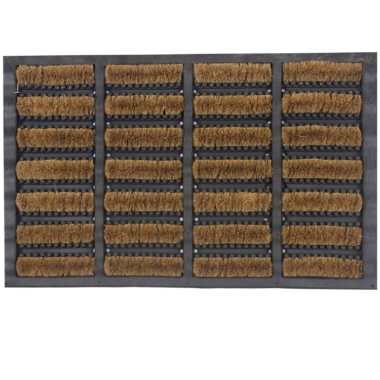 NIMBUS RUBBER &amp; COIR SCRAPER MAT 40 X 60 CM