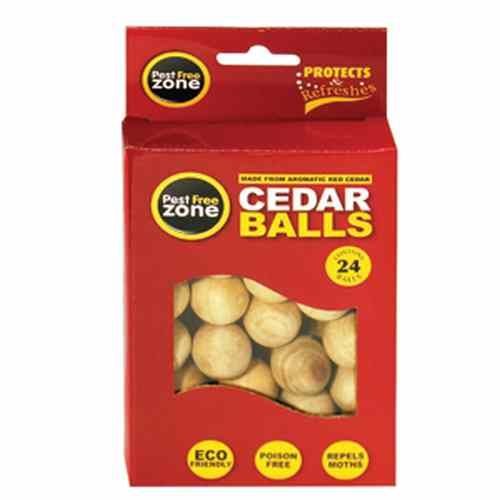 PEST-FREE ZONE MOTH REPELLER CEDAR BALLS