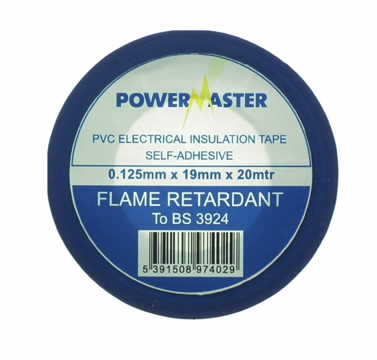 POWERMASTER 20MT X 19MM BLUE INSULATING TAPE