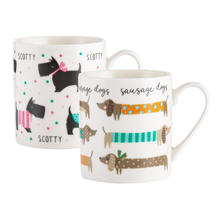 PRICE &amp; KENSINGTON SAUSAGE DOG MUG