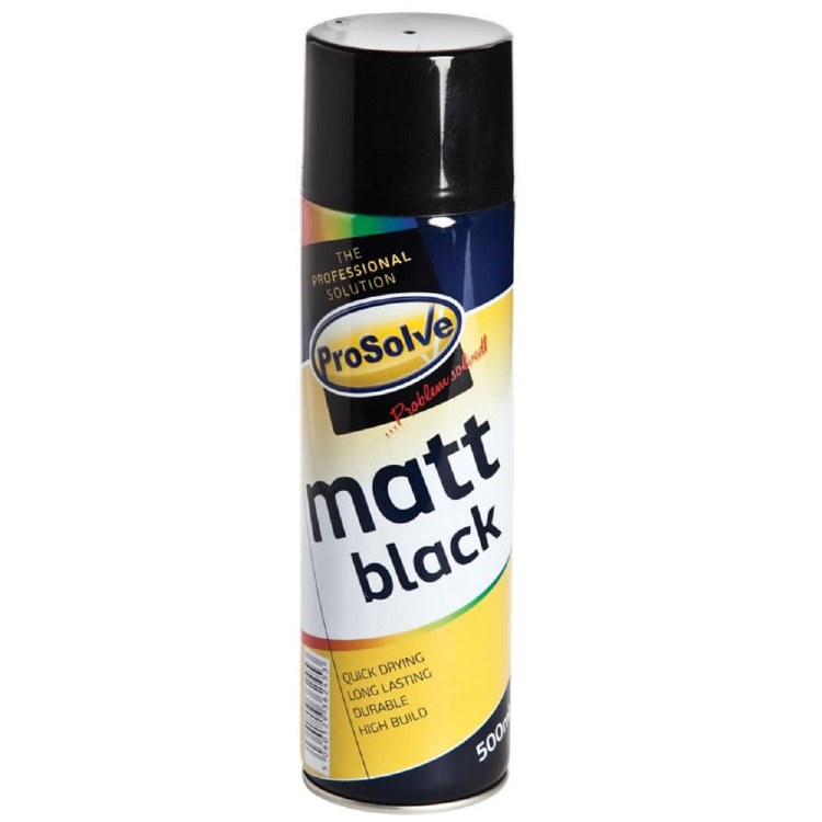 PROSOLVE MATT BLACK SPRAY PAINT
