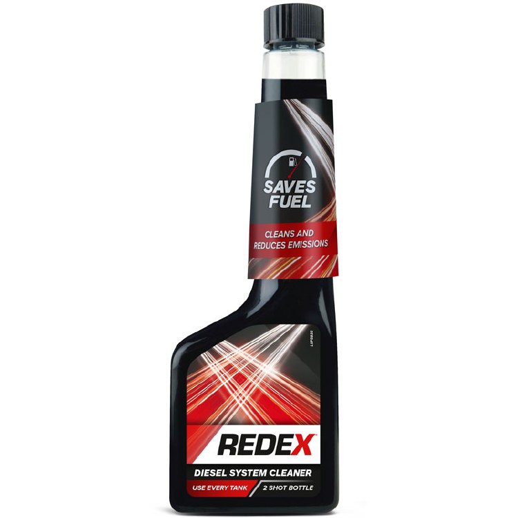 REDEX DIESEL SYSTEM CLEANER 4 SHOT BOTTLE 100% EXTRA FREE