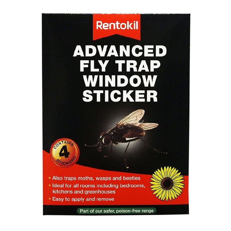 RENTOKIL ADVANCED WINDOW FLY TRAP - 4 PIECE