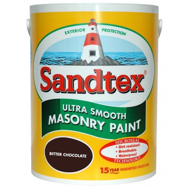 SANDTEX MASONRY PAINT - BITTER CHOCOLATE 2.5L