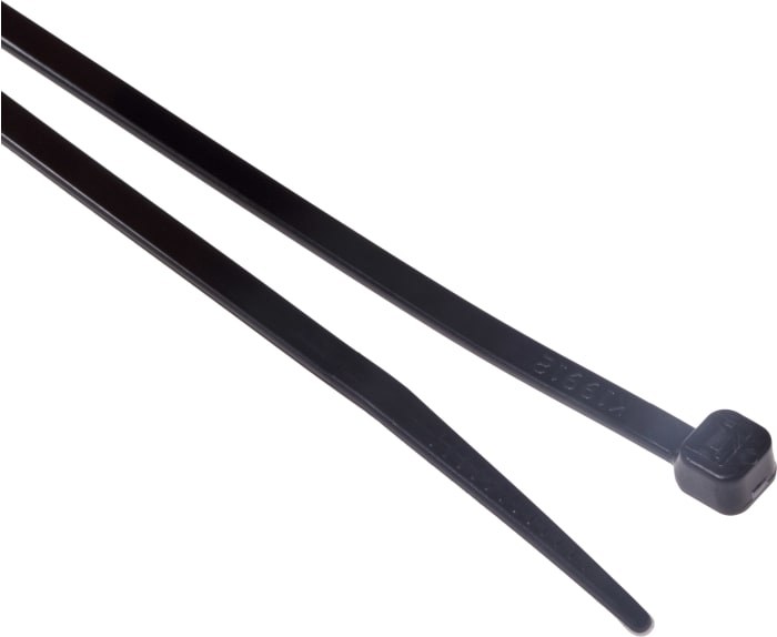 SASTA 3.6 X 150MM BLACK CABLE TIES 6IN 100 PACK