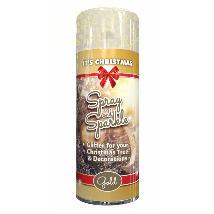 SPRAY AND SPARKLE GOLD GLITTER SPRAY