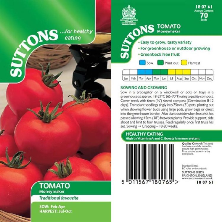 SUTTONS TOMATO MONEYMAKER