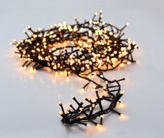 1000 LED WARM WHITE FAIRY LIGHTS PLUG IN