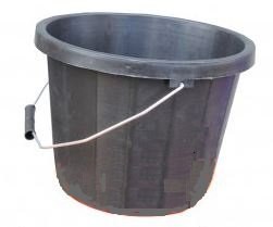 2 GAL BLACK CALF FEED BUCKET