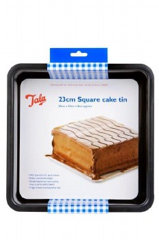 TALA NON STICK SQUARE CAKE TIN 23CM / 9"