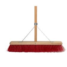 24" VARIAN STIFF SYNTHETIC PLATFORM BRUSH WITH HANDLE