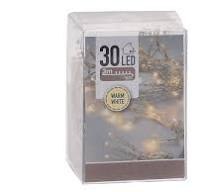 30 WARM WHITE BATTERY OPERATED LIGHTS
