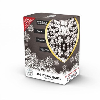 SHATCHI 300 COOL WHITE LED LIGHTS