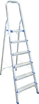 RADIUS 6 TIER ALUMINIUM LADDER