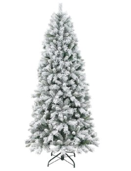 TARA LANE 7FT FLOCKED CHRISTMAS TREE
