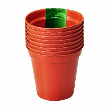 POT1 PK X 8 3" PLANT POTS