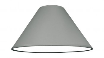 9" COOLIE LAMPSHADE - GREY 23CM