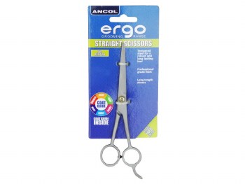 ANCOL ERGO GROOMING STRAIGHT SCISSORS