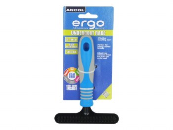 ANCOL ERGO DELUXE UNDERCOAT RAKE -  MEDIUM