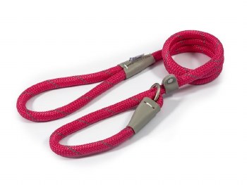 ANCOL VIVA ROPE SLIP LEAD PINK 12MM X 1.2M