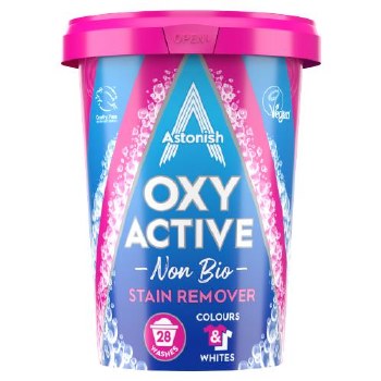 ASTONISH OXY ACTIVE NON BIO STAIN REMOVER - 28 WASHES