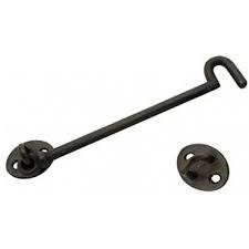 SASTA 6INCH BLACK CAST CABIN HOOK