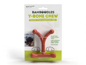 BAMBBOODLES PUPPY CHEW Y BONE BACON FLAVOUR