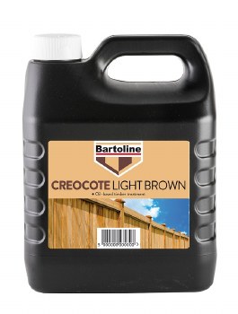 BARTOLINE CREOCOTE LIGHT BROWN 4 LTR