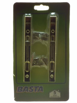 BASTA 160 MM FLUSH BOLT BRASS