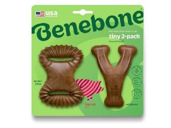 BENEBONE 2-PACK CHEW/WISHBONE BACON TINY