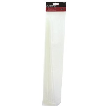 BLACKSPUR CABLE TIES WHITE 7.2 X 450MM