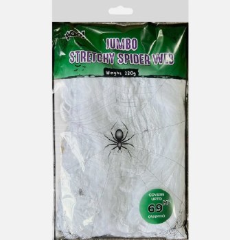 BOO JUMBO STRETCHY SPIDER WEB