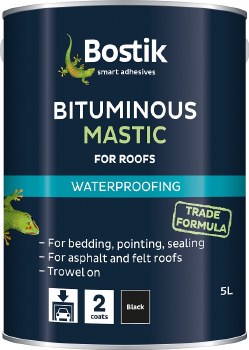 BOSTIK BITUMINOUS MASTIC FOR ROOFS 5L