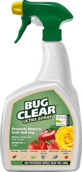 BUG CLEAR ORGANIC FRUIT & VEG READY TO USE 800 ML