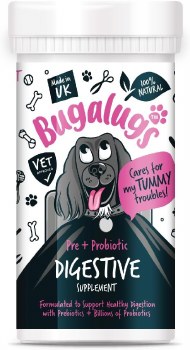 BUGALUGS PRE & PROBIOTIC DIGESTION SUPPLEMENT