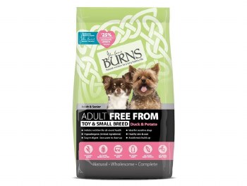 BURNS GRAIN FREE TOY/SMALL BREED DUCK & POTATO 2KG