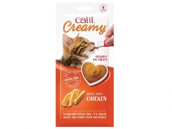 CATIT CREAMY TREATS CHICKEN 4PACK