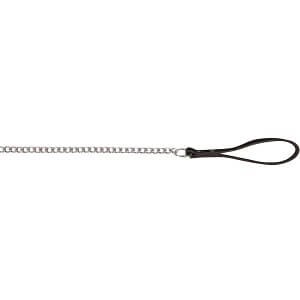 TRIXIE CHAIN LEAD 2MM BLACK 1.1M NYLON HAND XS-S