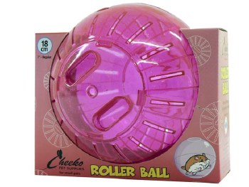 CHEEKO HAMSTER BALL RED 7"