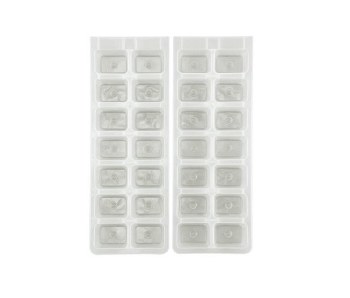 CHEF AID ICE CUBE TRAYS - TWIN PACK