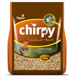 CHIRPY SUNFLOWER HEARTS 5KG TUB