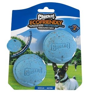 CHUCK IT! ECOFRIENDLY REBOUNCE BALL - 2PACK MEDIUM