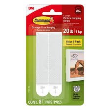 3M COMMAND LARGE PICTURE HANGING STRIPS