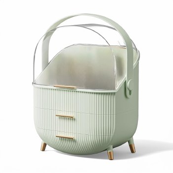 COSMETIC STORAGE BOX IN DUCK EGG BLUE