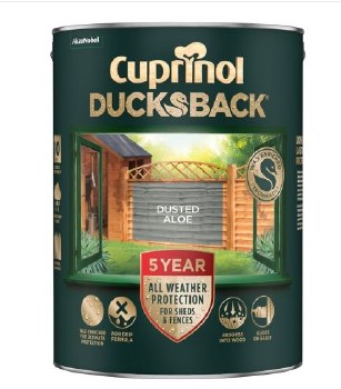 CUPRINOL DUCKS BACK DUSTED ALOE 5L