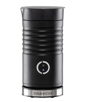 DAEWOO 200ML ELECTRIC MILK FROTHER - BLACK