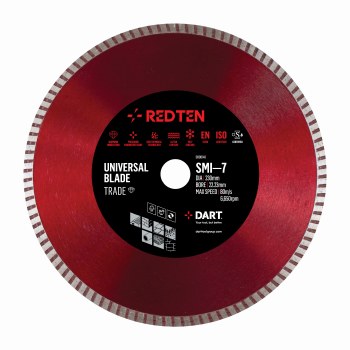 DART RED TEN TRADE SMI-7 DIAMOND BLADE 115DMM X 22B